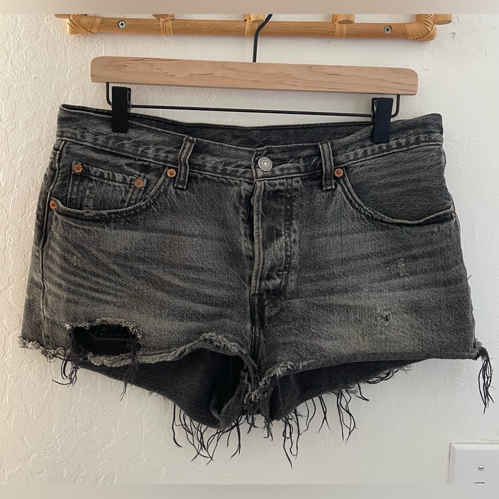 Levi’s Dark Gray Jean Shorts